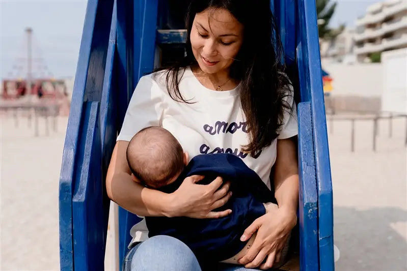 T-shirt Allaitement "Amor Amour Amore"