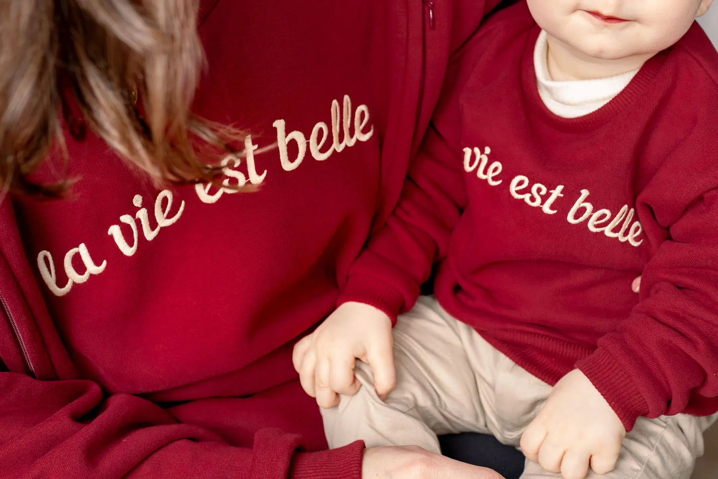 Sweat Enfant "La Vie Est Belle" (Précommande)