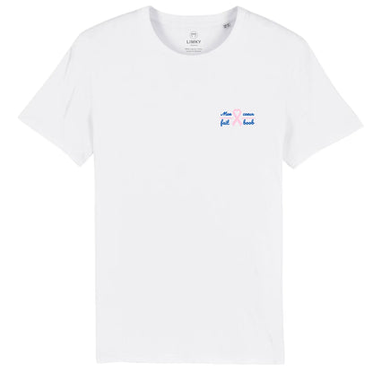 T-shirt unisexe pour octobre rose LIMKY "Mon coeur fait boob" en coton ultra doux effet " afin de sensibiliser au dépistage du cancer du sein.
Un t-shirt idéal à acheter et à porter en octobre pour soutenir les malades du cancer du sein. une partie des bénéfices est reversé à l'association skin qui oeuvre au quotidien pour les personnes atteintes de cette maladie.