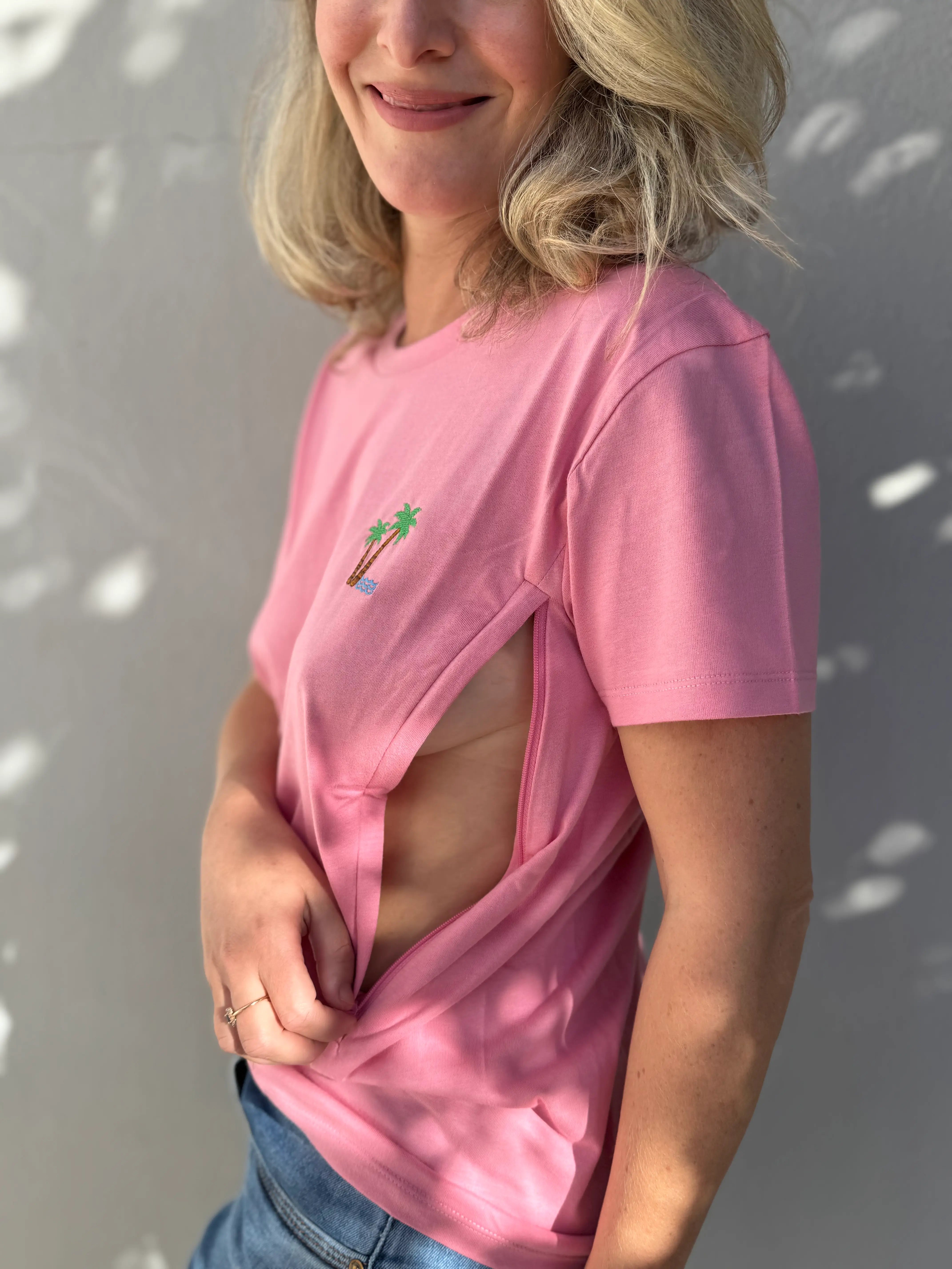 T-shirt Allaitement brodé 