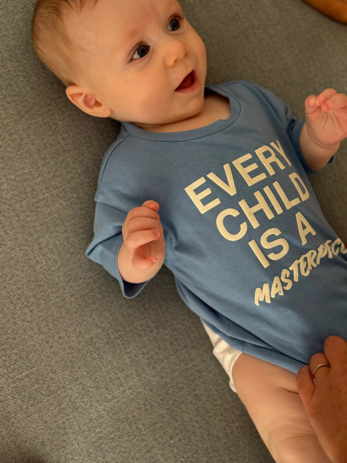 T-shirt bébé et enfant en coton LIMKY assorti à Papa et Maman