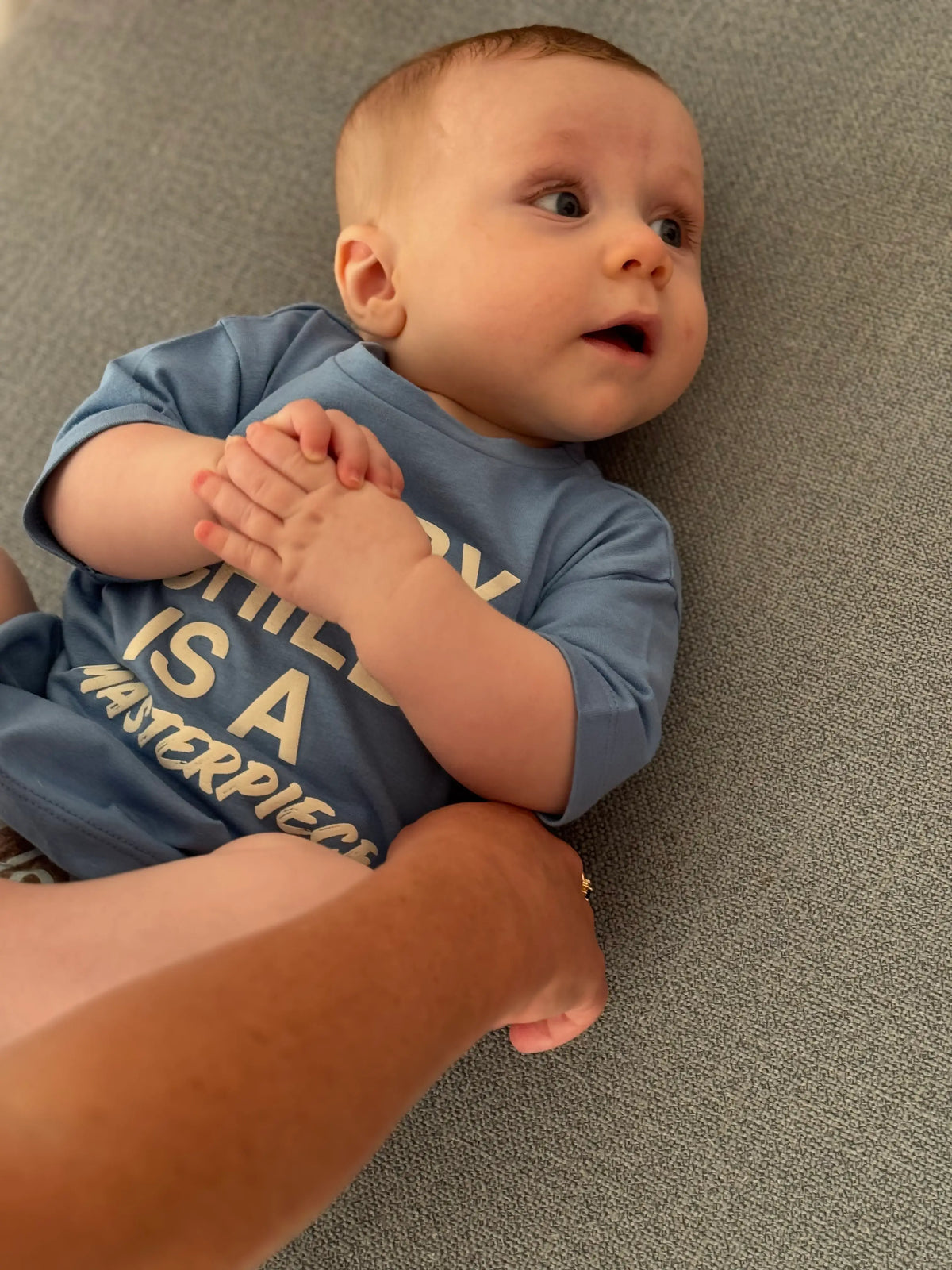 T-shirt bébé et enfant en coton LIMKY assorti à Papa et Maman